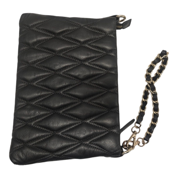 Valentino Vanille D Sauvage Black Quilted Shoulder Bag - Picture 8 of 16